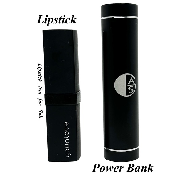 Charge your phone on the go!! AGS Mini 2600 mAh Lipstick-Sized USB Charger - Picture 2 of 11